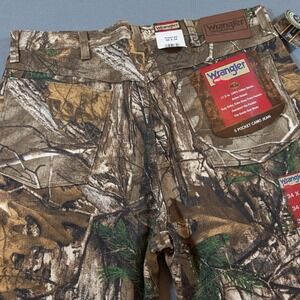 Wrangler ProGear Camo Jeans Mens 34x34 Realtree AP 5-Pocket Hunting Pants